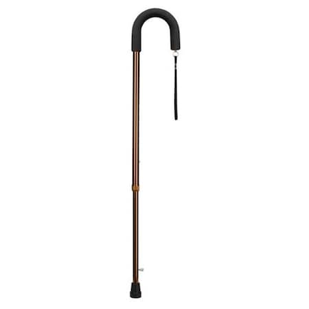 Mabis Mabis 502-1315-5400 Retractable Ice Tip Cane - Standard Grip - Bronze 502-1315-5400